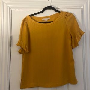 Mustard Yellow Work Blouse